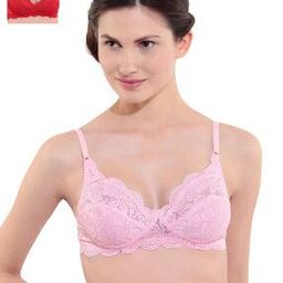 floret Pack of 2 Non-Padded Lace Bras-picture-33