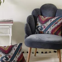 ratancart Set of 2 Geometric Print Pillow Covers 18" x 14"-picture-34