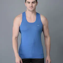 dollar bigboss Men Combed Cotton Vest with Brand Print image 1