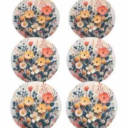 soknack Pack of 6 Floral Print Table Placemats-picture-12