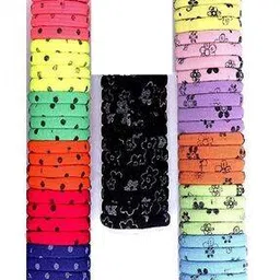dian Pack of 60 Printed Hair Scrunchies-picture-27
