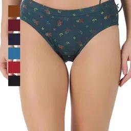 dollar lehar Women Pack of 7 Printed Hipster Panties-picture-43