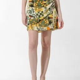 only Women Tropical Print Wrap Skirt-picture-31