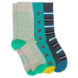 mint & oak Pack of 3 Men Mid-Calf Length Socks-picture-31