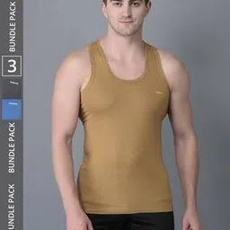 dollar bigboss Pack of 3 Men Regular Scoop-Neck Vests-picture-52