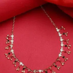 nvr Women Gold-Plated Beaded Short Necklace-picture-12