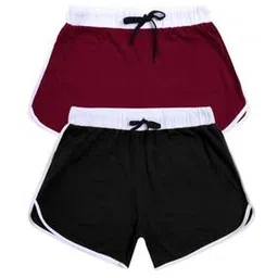 diaz Girls Pack of 2 Regular Fit Bermuda Shorts-picture-45