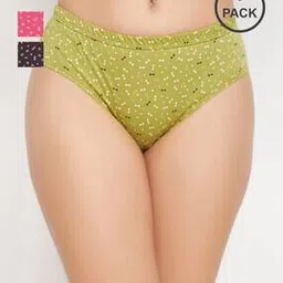 clovia Pack of 3 Printed Hipster Panties-picture-24