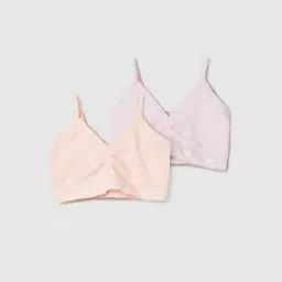 max Girls Pack of 2 Ribbed Begginers Bras-picture-47