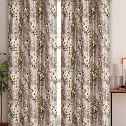 good homes Set of 4 Floral Print Room Darkening Door Curtains-picture-22