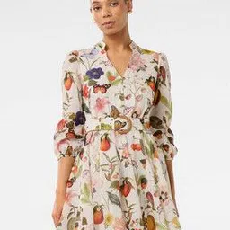 forever new Women Floral Print Skater Dress-picture-15