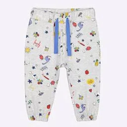 mothercare Printed Joggers with Contrast Drawstring-picture-41