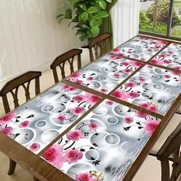 Set of 6 Floral Print Placemats-image-19