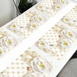 cread craft Set of 6 Waterproof Non-Slip Placemats-picture-12