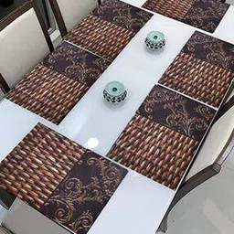 cread craft Set of 6 Waterproof Non-Slip Placemats-picture-36