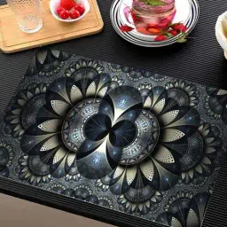 cread craft Set of 6 Waterproof Non-Slip Placemats image 1