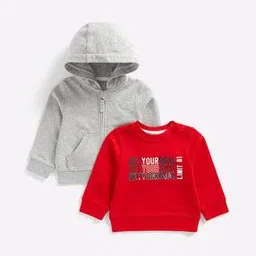 mothercare Printed Sweatshirt with Hoodie-picture-53