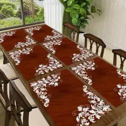cread craft Dining Table Mat Placemats Set Of 6 image 1