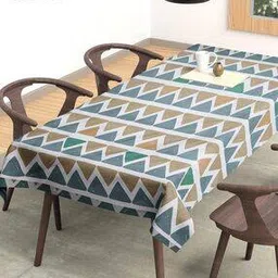 arrabi 6-Seater Geometric Print Table Cover-picture-17
