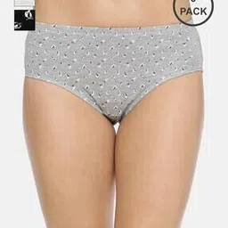 red rose Pack of 3 Printed Hipster Panties-picture-13