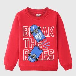 kuchipoo Boys Graphic Print Relaxed Fit Sweatshirt-picture-4