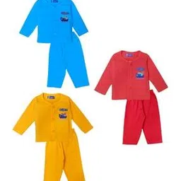 fashion grab Pack of 3 Round-Neck Tops with Pants-picture-51