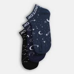 jack & jones Pack of 3 Men Printed Ankle-Length Socks-picture-34