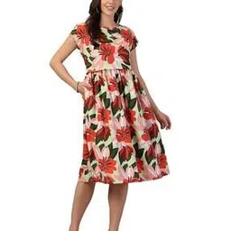 Women Floral A-Line Dress-image-40