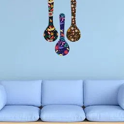 art vibes Floral Print Wooden Wall Hanging-picture-13