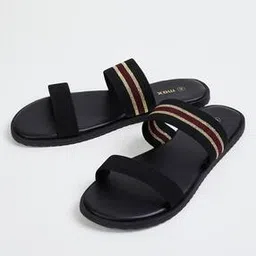 max Women Striped Open-Toe Flat Sandals-picture-29