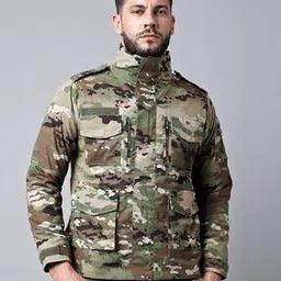 mountmiller Men Regular Fit Camouflage Jacket-picture-29