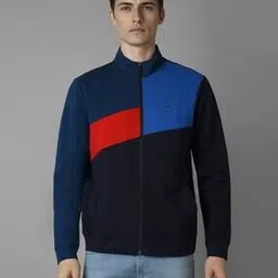 louis philippe Men Zip-Front Regular Fit Sweatshirt-picture-34