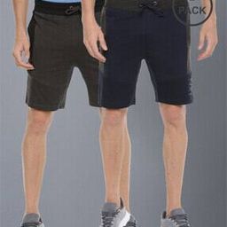 force nxt Pack Of 2 Men Regular Fit Bermudas with Insert Pockets-picture-19