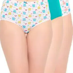 clovia Pack of 3 Printed High-Rise Hipsters-picture-27