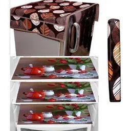 cread craft Fridge Top Cover with Fridge Mats  -picture-13