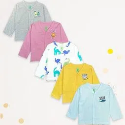 yuv Pack of 5 Graphic Print Round-Neck T-Shirts-picture-14