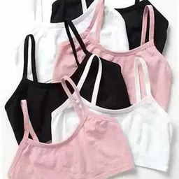 mossmoor Pack of 5 Non-Wired Slip-On Bras-picture-28