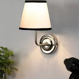 devansh Cotton Wall Mounted Lamp with Steel Base-picture-17