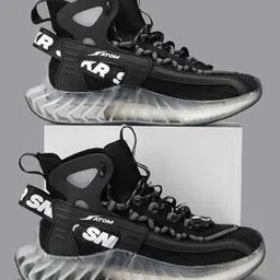 atom Men Logo Print Lace-Up Casual Shoes-picture-48