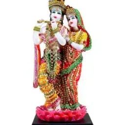 sankalan creations Radha Krishna On Lotus Idol-picture-19