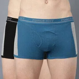 force nxt Pack of 2 Men Colourblock Cotton Trunks-picture-39