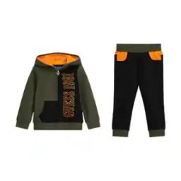 guess Brand Print Hoodie & Joggers Set-picture-1