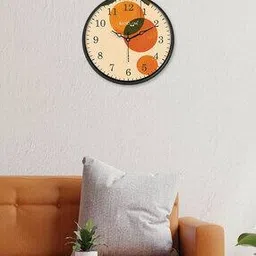 random Printed Round Shaped Wall Clock-picture-43