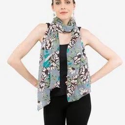 v&m Floral Print Scarf-picture-12