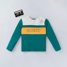 ed-a-mamma Colourblock Sustainable Henley T-Shirt-picture-52