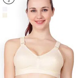 floret Pack of 3 Full Coverage Cotton Bras-picture-39