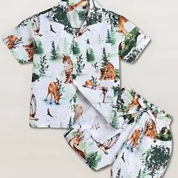 fastdeal x ag Boys Printed Shirt & Shorts Set -picture-11