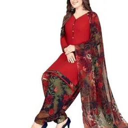 simplyethnic Women Floral Print Unstitched Dress Material-picture-37