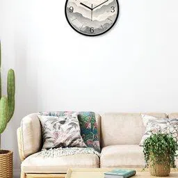 random Printed Round Analogue Wall Clock-picture-38