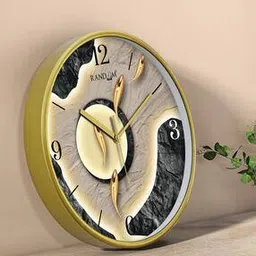 random Printed Round Analogue Wall Clock-picture-24